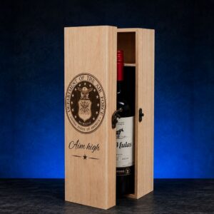 Bamboo Wine Box With 4 Tools
